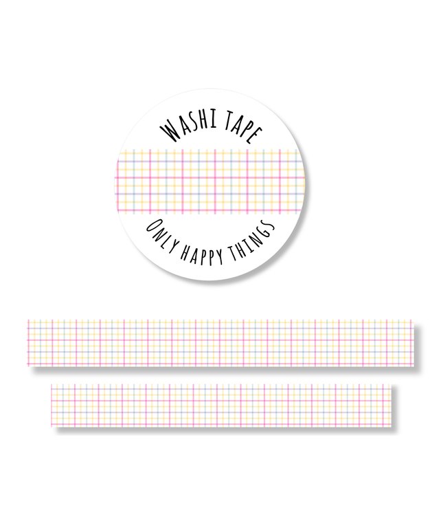 Washi Tape | Pastel Grid