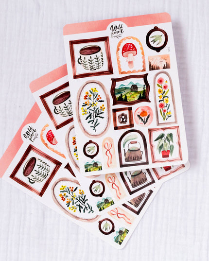 Klistremerkeark | Frames