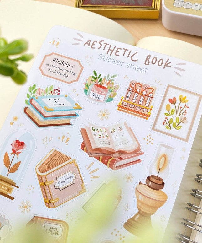 Klistremerkeark | Aesthetic Book