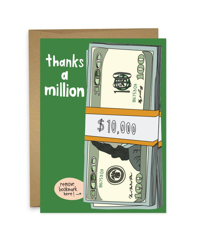 Bokmerke + Kort | 
Thanks a Million Money