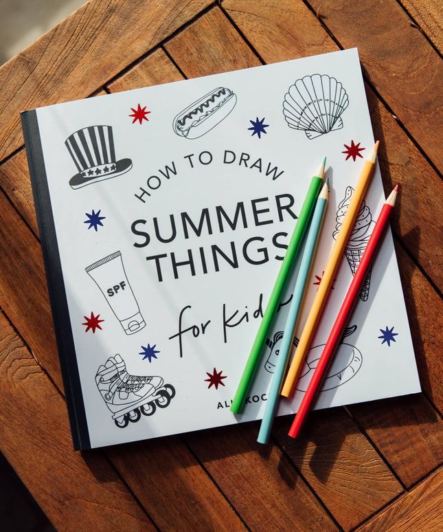Summer Things: How to Draw Book for Kids