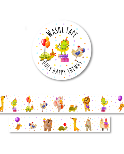 Washi Tape | Party Animals