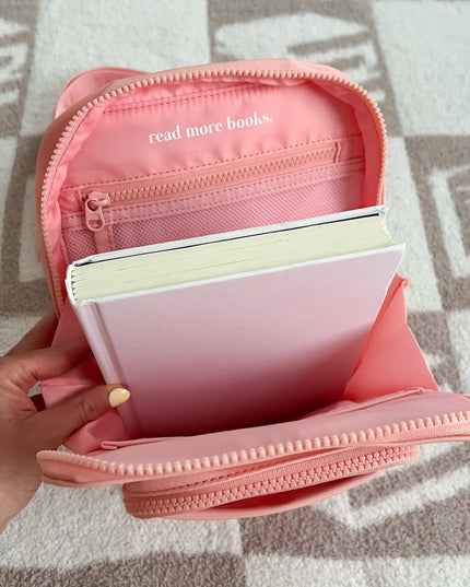 The Bookish Crossbody: Bubblegum