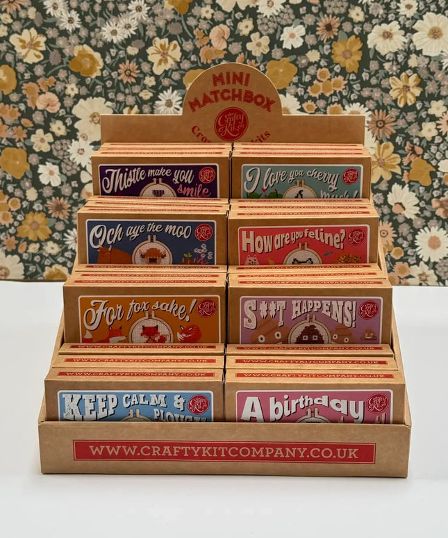 You're Roar-some! Mini Matchbox Broderingssett