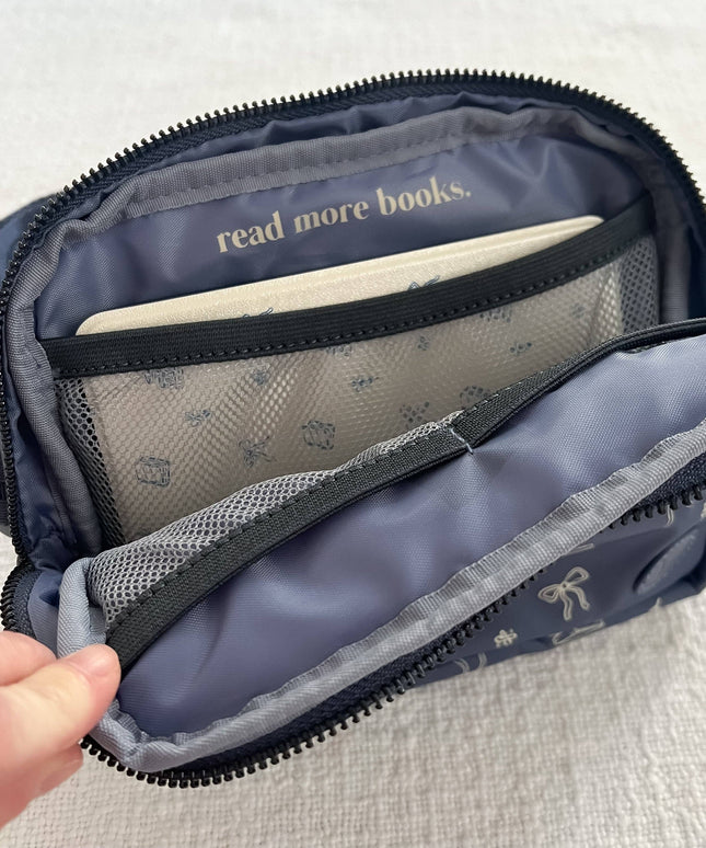 The Bookish Belt Bag: Black