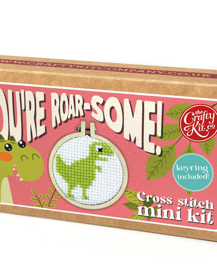 You're Roar-some! Mini Matchbox Broderingssett
