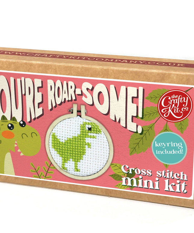 You're Roar-some! Mini Matchbox Broderingssett