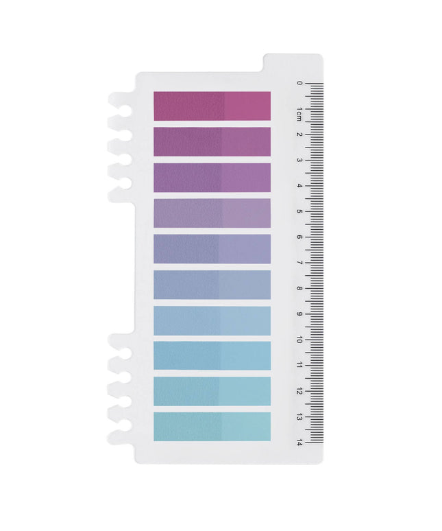 Blueberry Mist | Gjennomskinnelige notislapper | Selvklebende faner | Klistrelapper