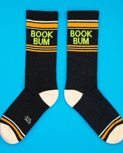 Book Bum Gym Crew Socks