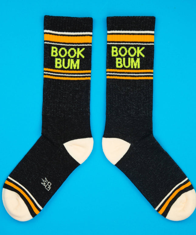 Book Bum Gym Crew Socks