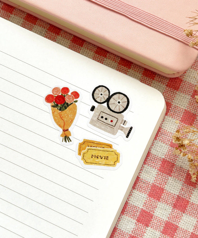 Klistremerkeark | Movie Date | A6