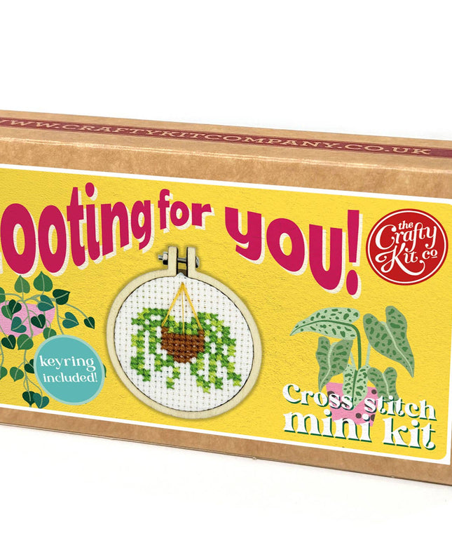Rooting for You! Mini Matchbox Broderingssett