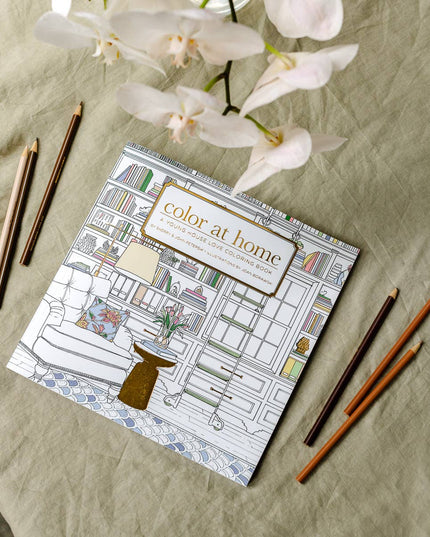 Color At Home- A Young House Love Adult Coloring Book | Fargeleggingsbok for Voksne