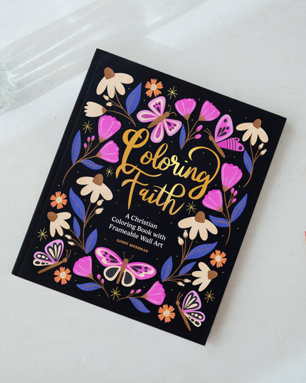 Coloring Faith: A Christian Coloring Book for Women | Kristen Fargeleggingsbok for Voksne