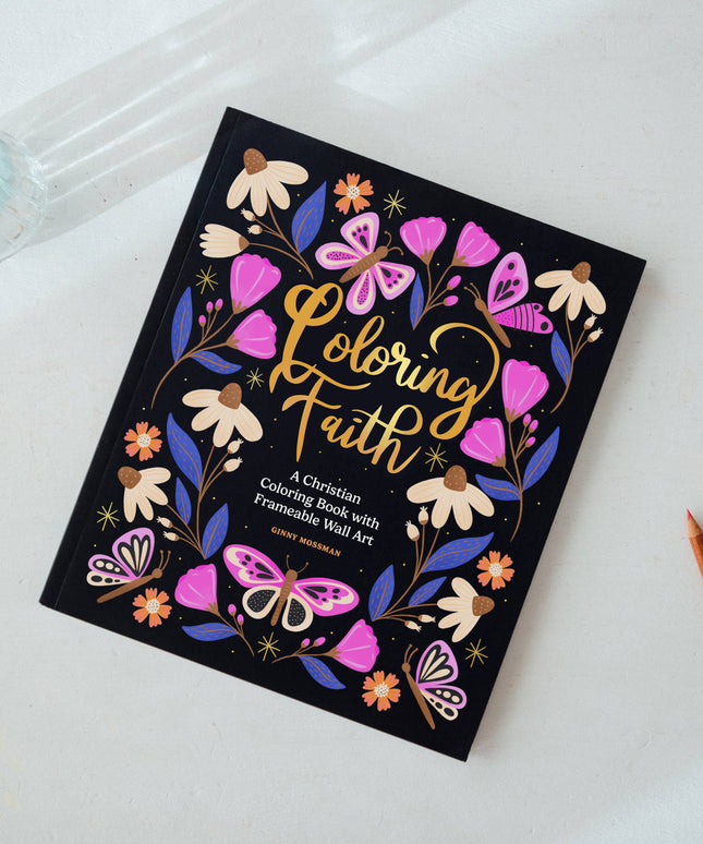 Coloring Faith: A Christian Coloring Book for Women | Kristen Fargeleggingsbok for Voksne