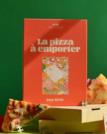 Takeaway Pizza Puslespill | 1000 Brikker