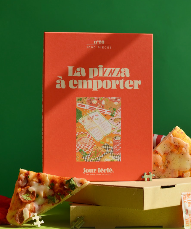 Takeaway Pizza Puslespill | 1000 Brikker