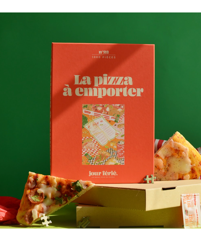 Takeaway Pizza Puslespill | 1000 Brikker