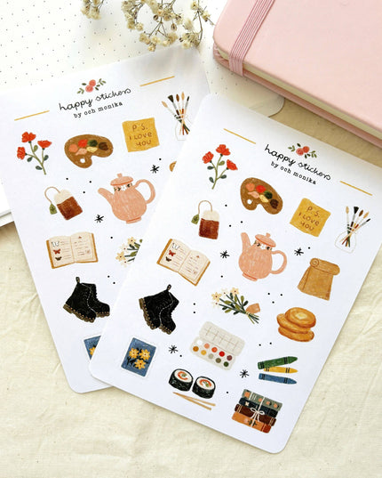 Klistremerkeark | Bits And Pieces | A6