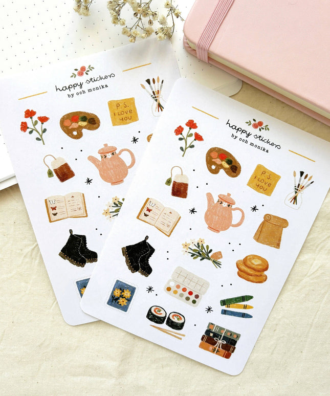 Klistremerkeark | Bits And Pieces | A6