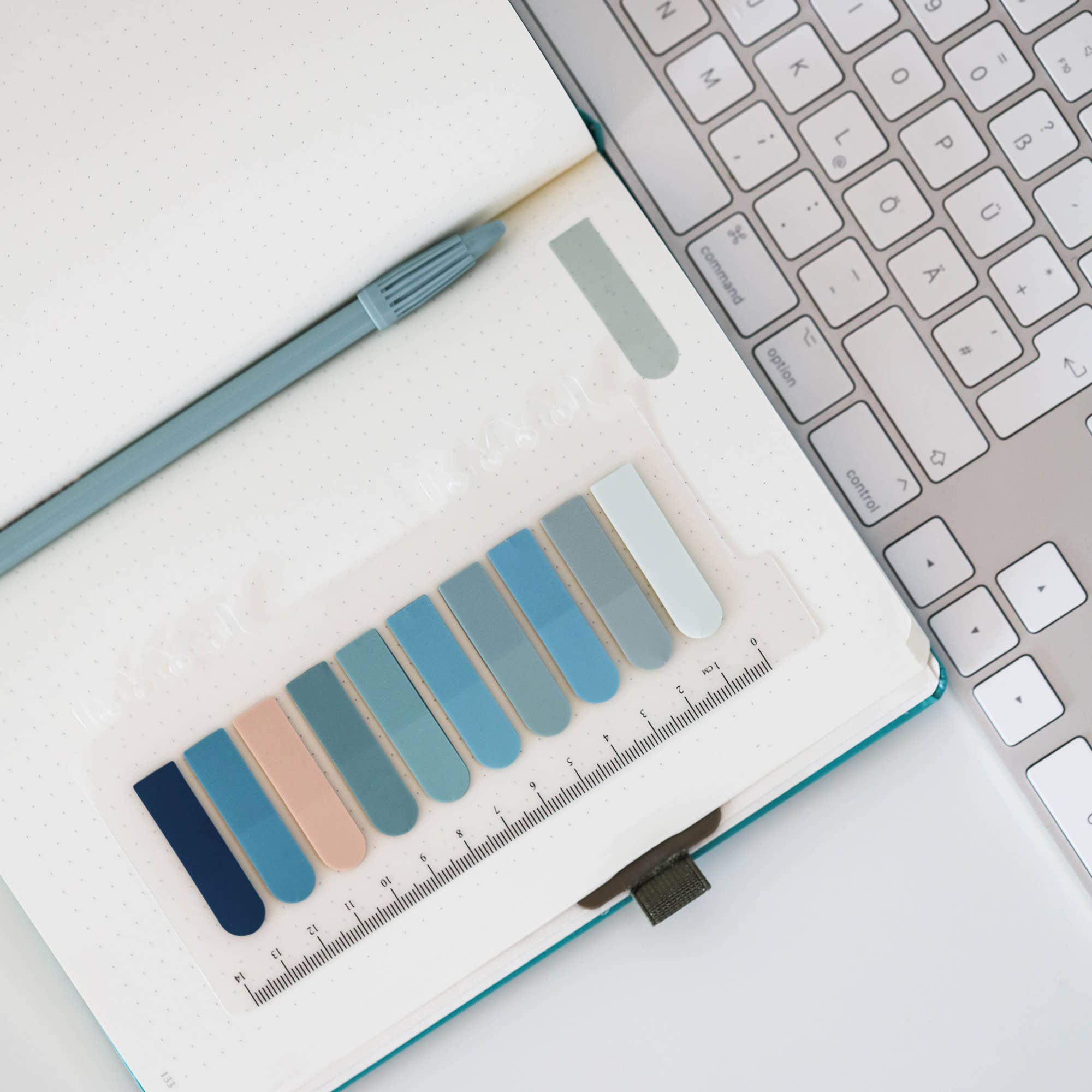 Ordinate-Mint Avrundede selvklebende notislapper - Klistrelapper - Indeksfaner - Sidemarkører