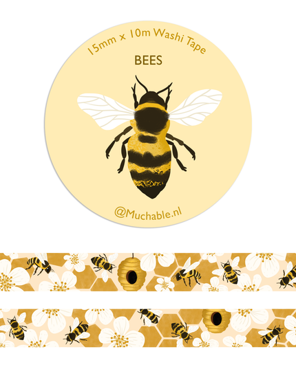 Washi Tape | Søte Bier og Blomster