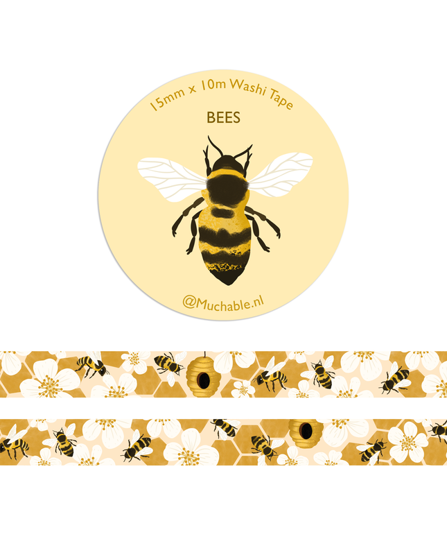 Washi Tape | Søte Bier og Blomster