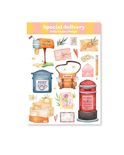 Klistremerkeark | Special Delivery A6