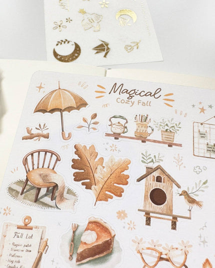 Klistremerkeark | Magical Cozy Fall