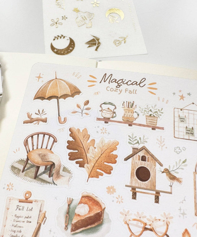 Klistremerkeark | Magical Cozy Fall