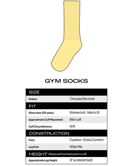I ❤️ Being Weird Gym Crew Socks