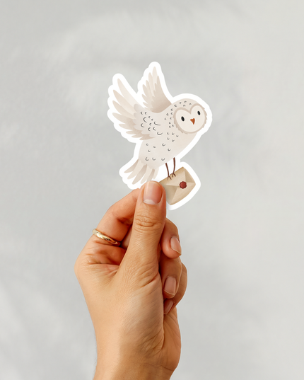 Klistremerke Vinyl | Owl - Ugle | Winter Magic