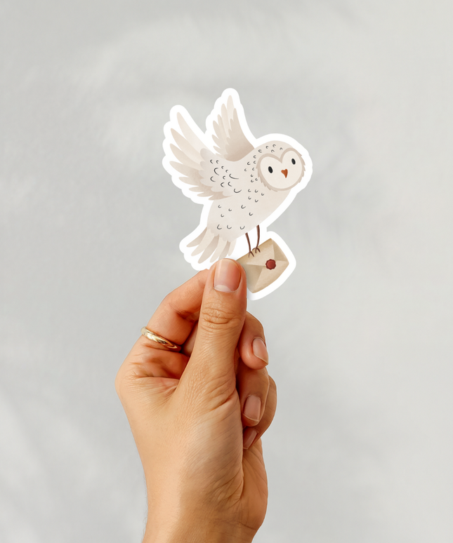 Klistremerke Vinyl | Owl - Ugle | Winter Magic