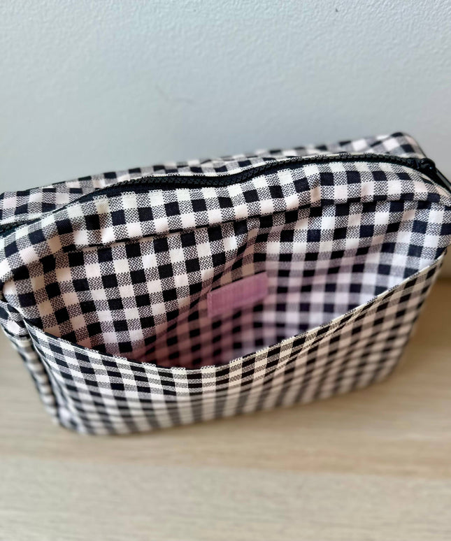 Gingham Journal Pouch | Journaling Veske