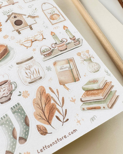 Klistremerkeark | Magical Cozy Fall