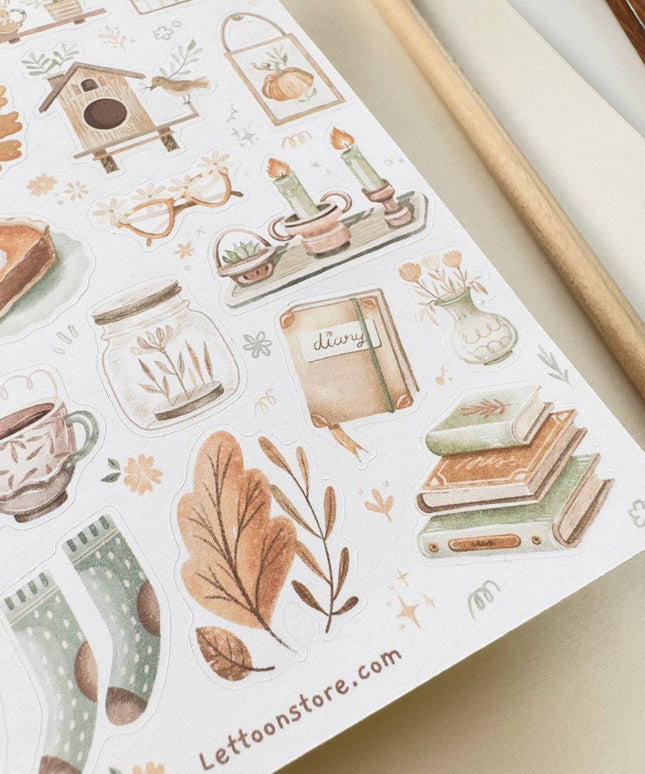 Klistremerkeark | Magical Cozy Fall