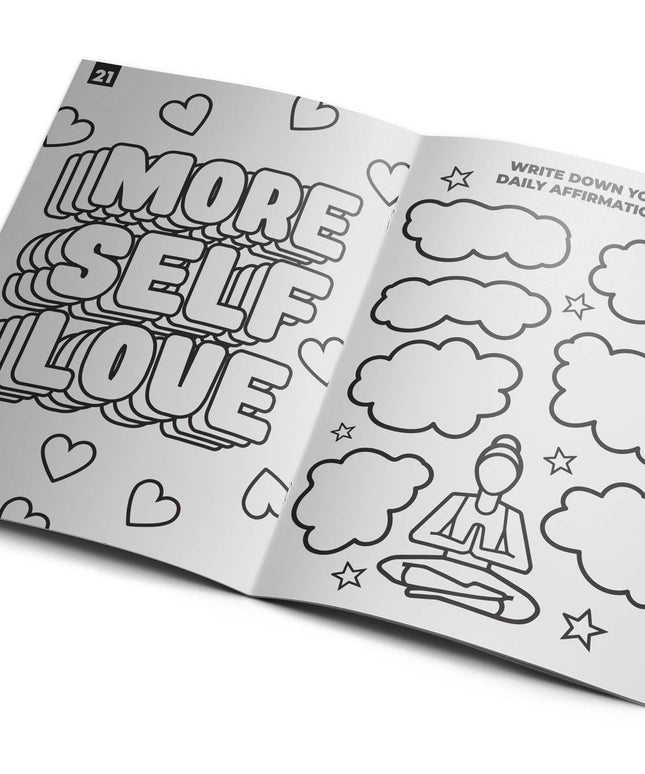 Self-Care Coloring Activity Book
