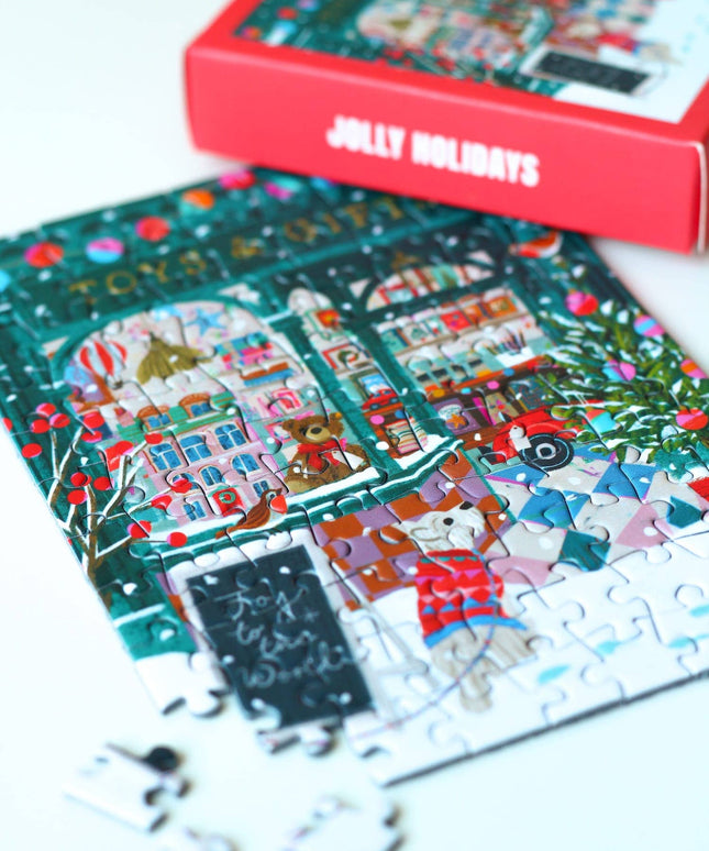 Jolly Holidays | Mini Puslespill | 99 Brikker