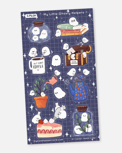 Klistremerkeark | My Little Ghosty Helpers