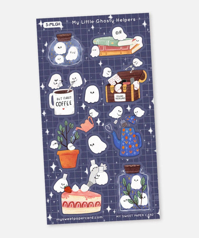 Klistremerkeark | My Little Ghosty Helpers