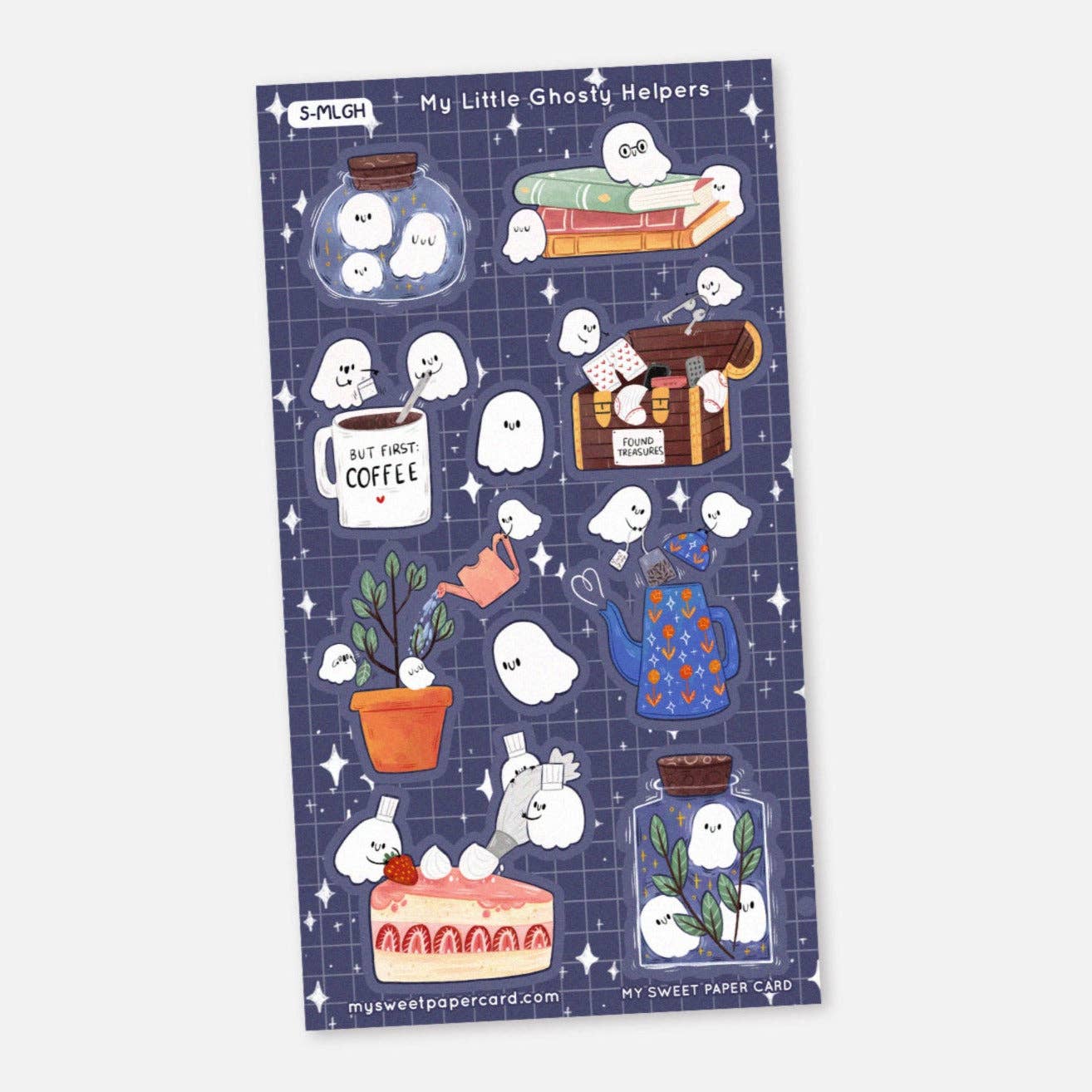 My Little Ghosty Helpers - Klistremerkeark