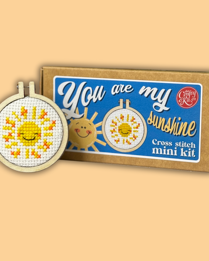 You are my Sunshine Mini Matchbox Broderingssett