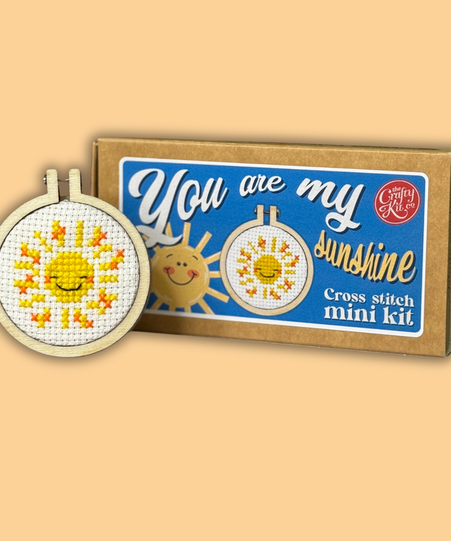 You are my Sunshine Mini Matchbox Broderingssett