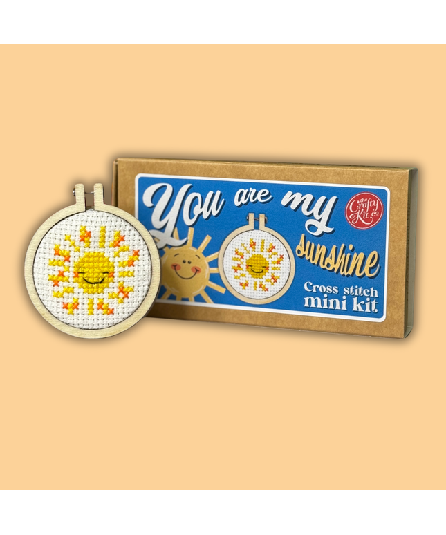 You are my Sunshine Mini Matchbox Broderingssett