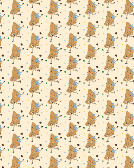 Gavepapir | Croissant in Boots