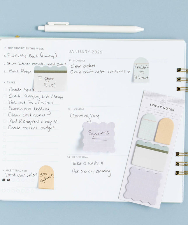 Forhåndsbestilling: Grid Sticky Notes Set