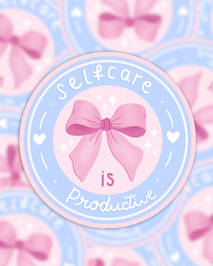 Vinyl Klistremerke | Selfcare is Productive