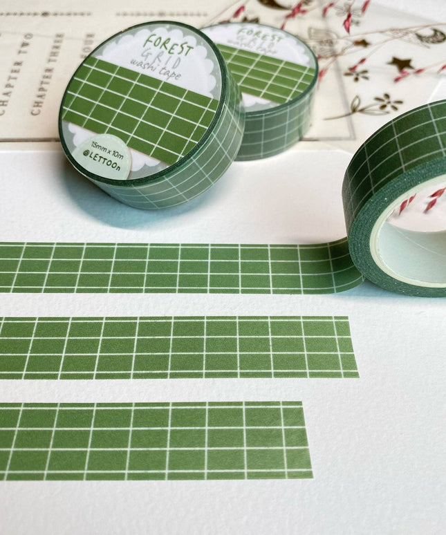 Washi Tape | Forest Grid