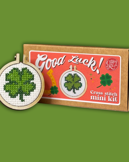 Good Luck! Mini Matchbox Broderingssett