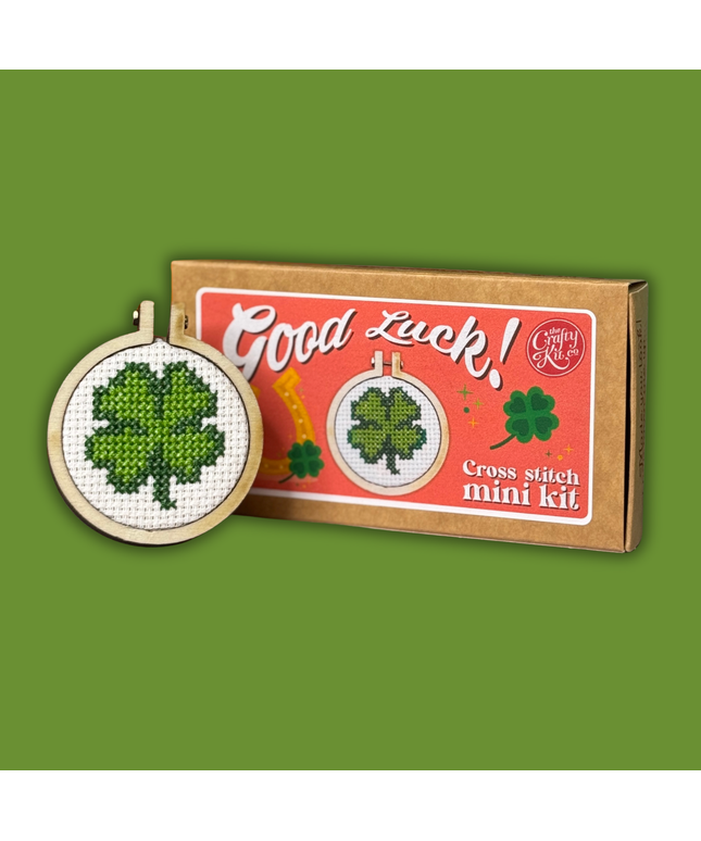 Good Luck! Mini Matchbox Broderingssett